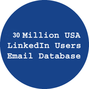 30 Million USA LinkedIn Users Email Database