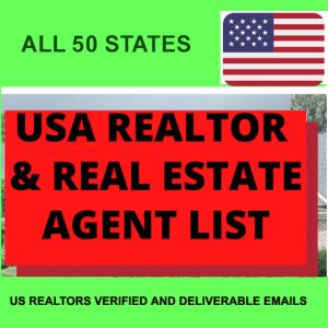 real estate agents email list
